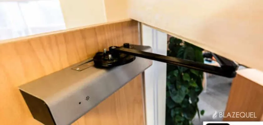 Hard-wired Magnetic Door Retainer