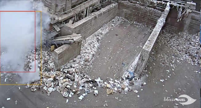 Blazequel video fire detection for waste recycling partnership