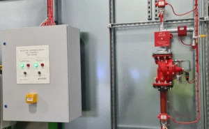 Deluge Valve and Control Panel at Manufacturing Plant